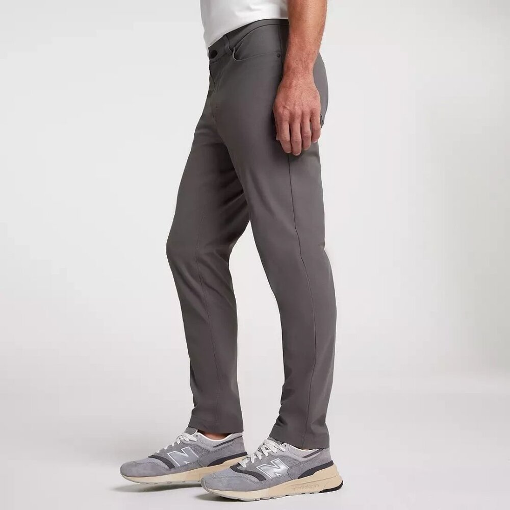 VRST Men's Golf Limitless Performance Slim Fit 5 Pocket Pant Size W32 X L34 Gray - Picture 2 of 8